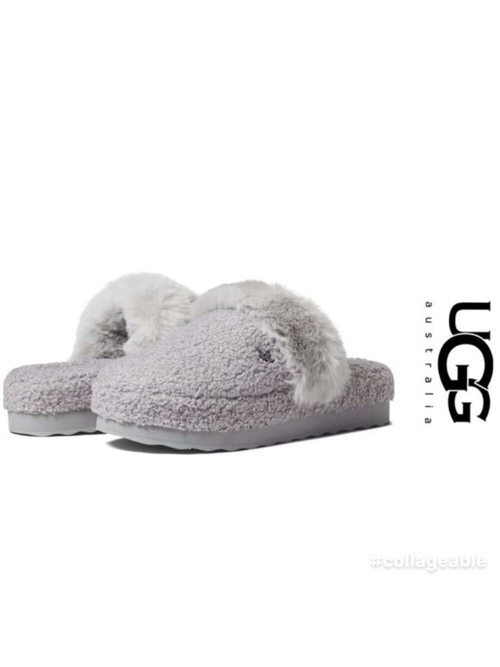 Koolaburra By Ugg | Gray Peachee Fuzzy House Slippers | Size 5